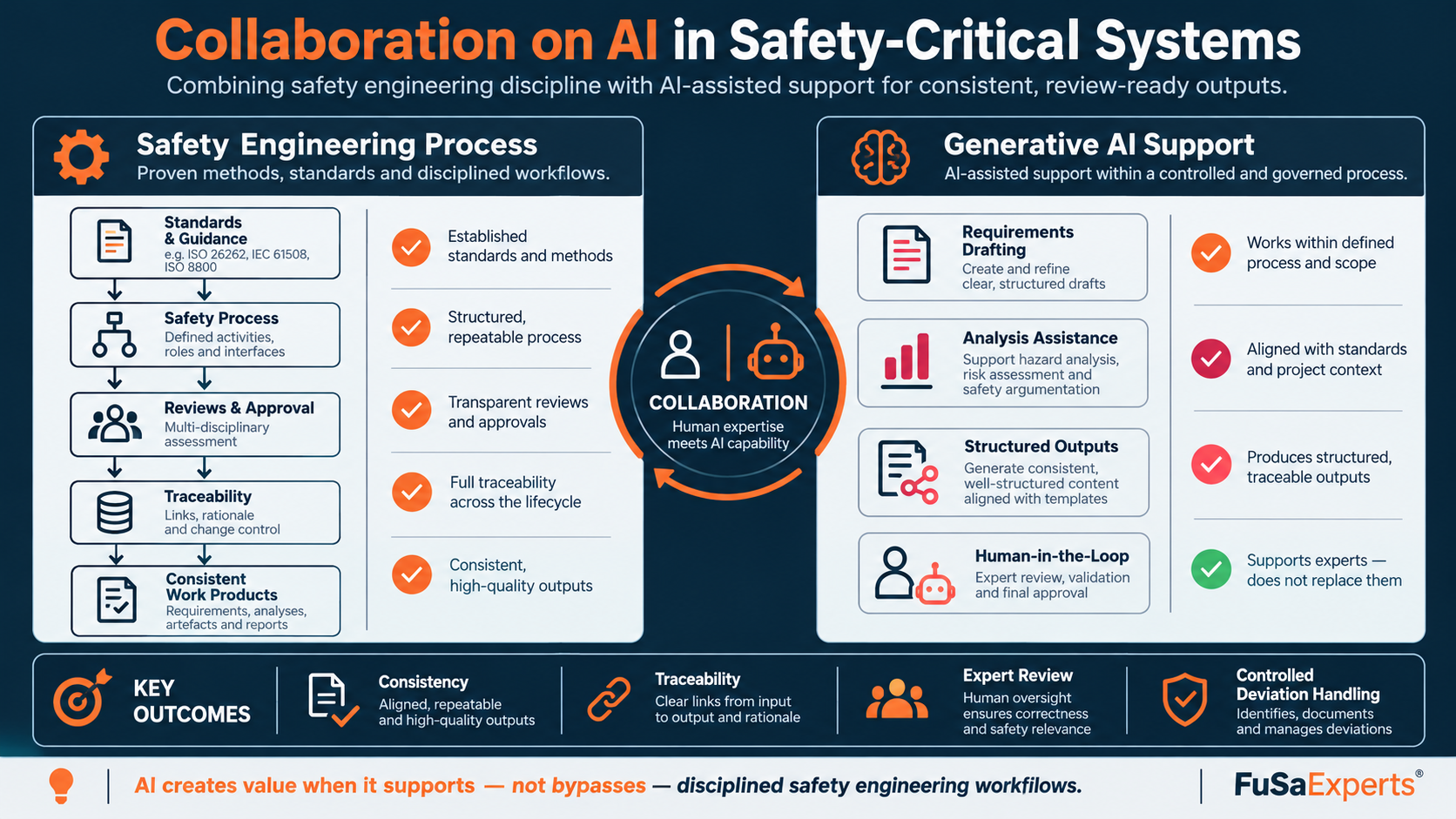FuSaExperts collaboration concept for AI in safety-critical systems